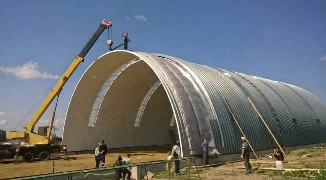 Монтаж арочной панели